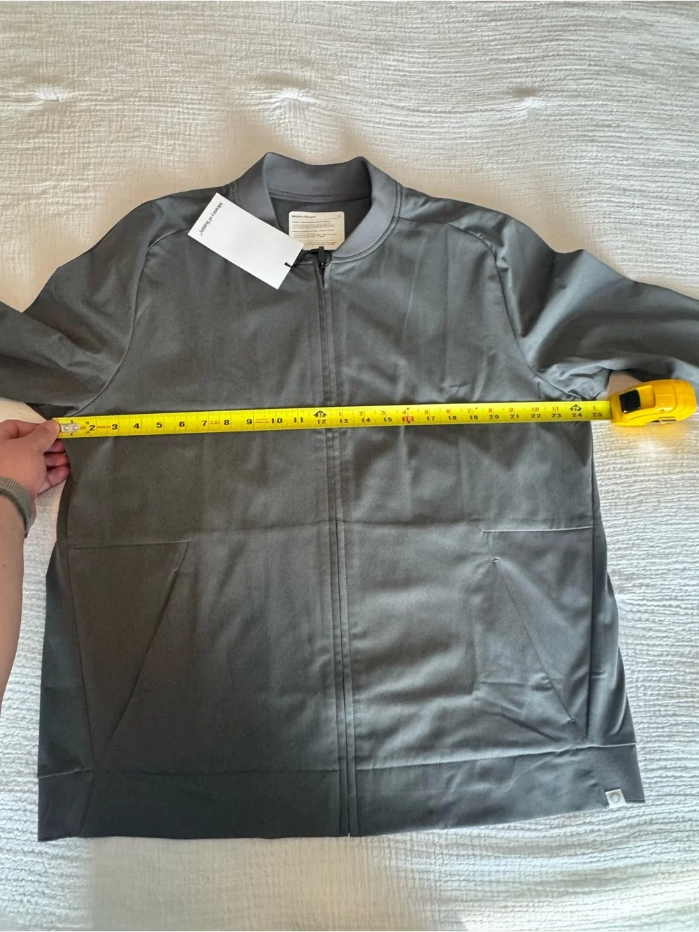 Ministry of Supply Charcoal Zip-Front Bomber Jacket